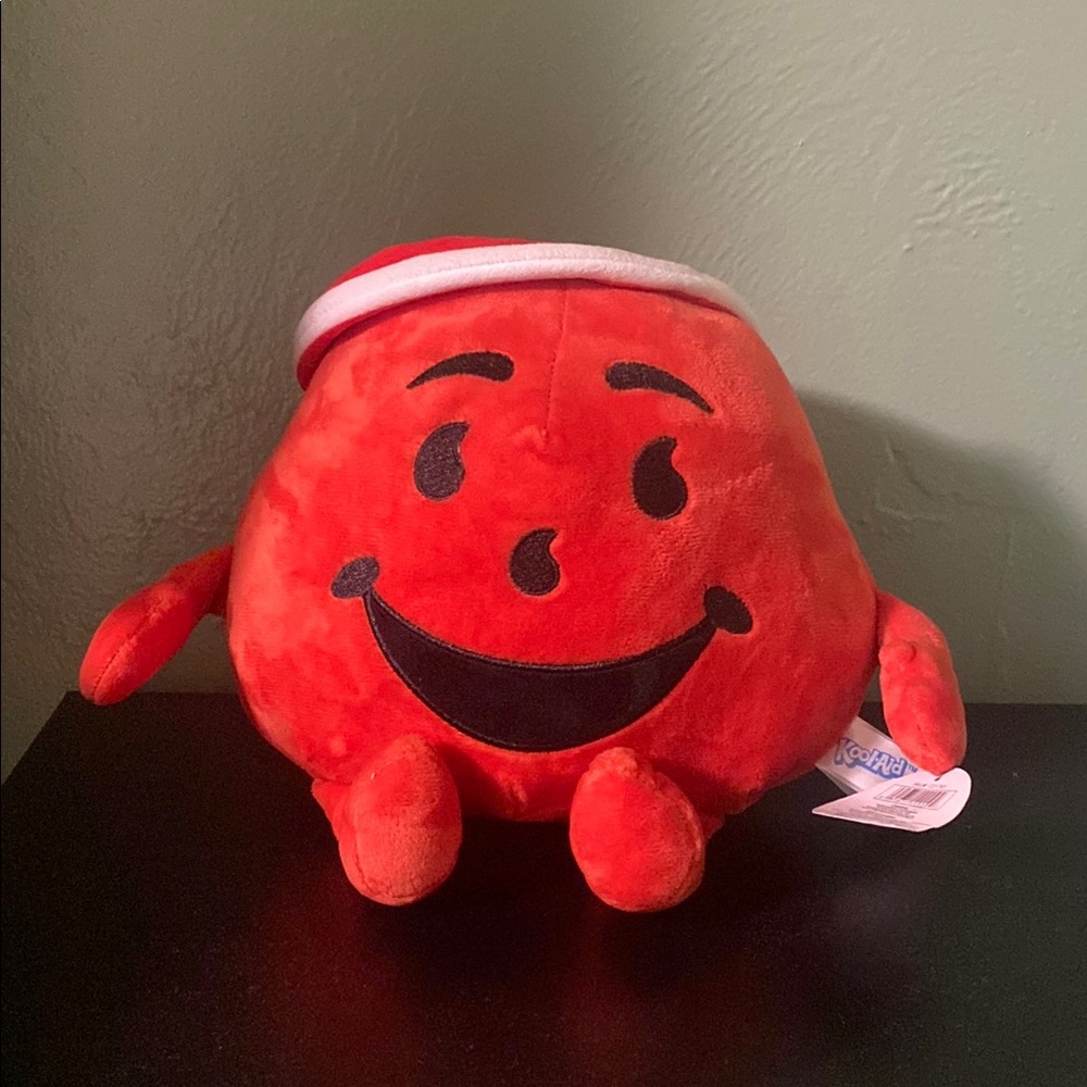 Kool-Aid Man 10" Plush Stuffed Animal Toy Orange Oh Yeah NWT⁠